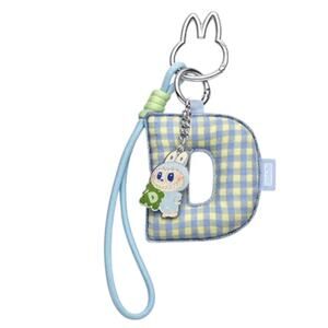 Pop Mart MONSTERS LABUBU Pin for Love Keychain Pendant, LETTER D Bag Charm, NEW